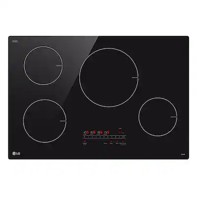 LG - 30" Built-in Electric Induction Smart Cooktop with 4 Elements and UltraHeat 4.3kW Power Elem... | Best Buy U.S.