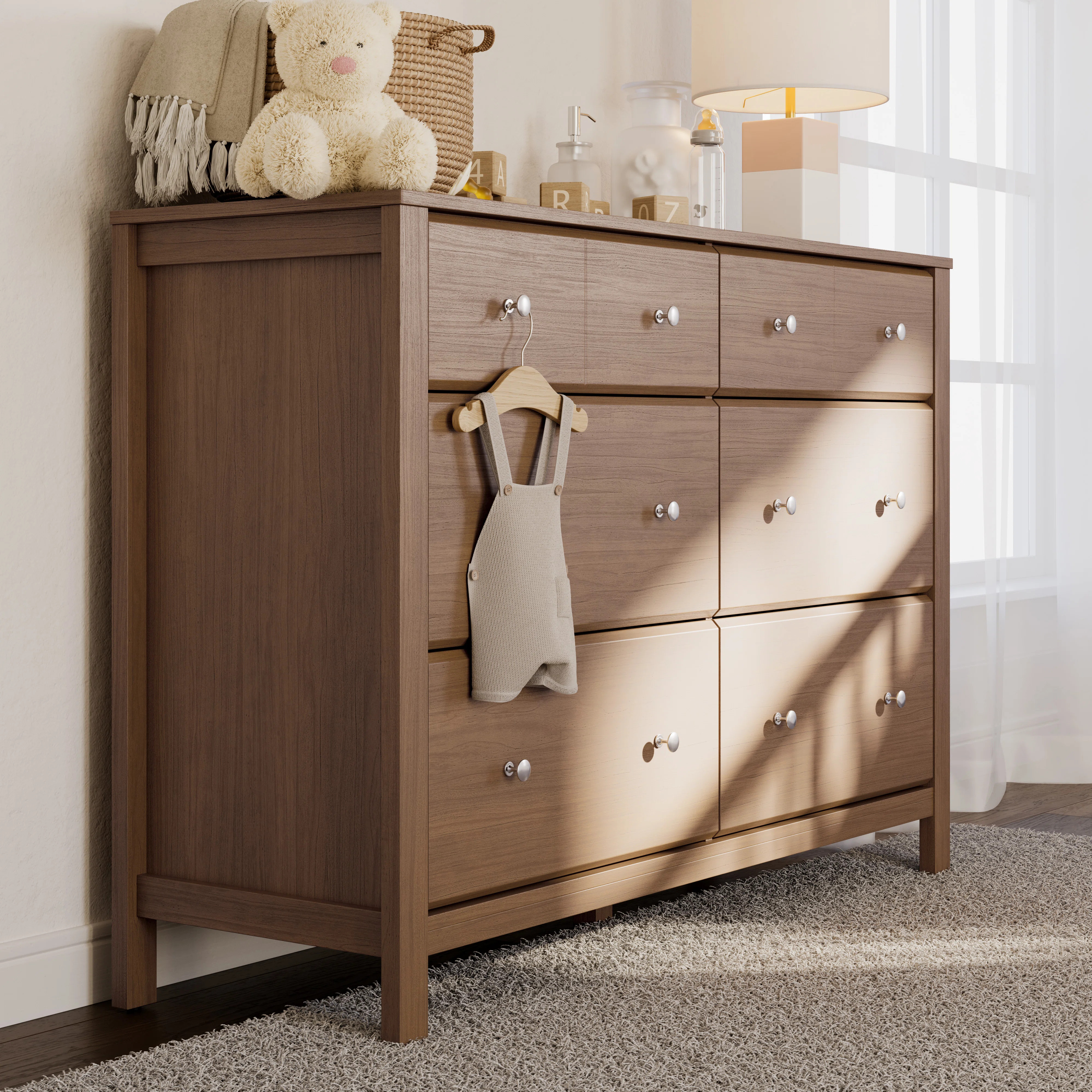 Horizon 6 Drawer Double Dresser | Wayfair North America