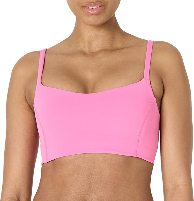 Amazon Essentials Women's Active FormFlex Buttery Soft Light Support Sweetheart Neck Yoga Sports ... | Amazon (US)