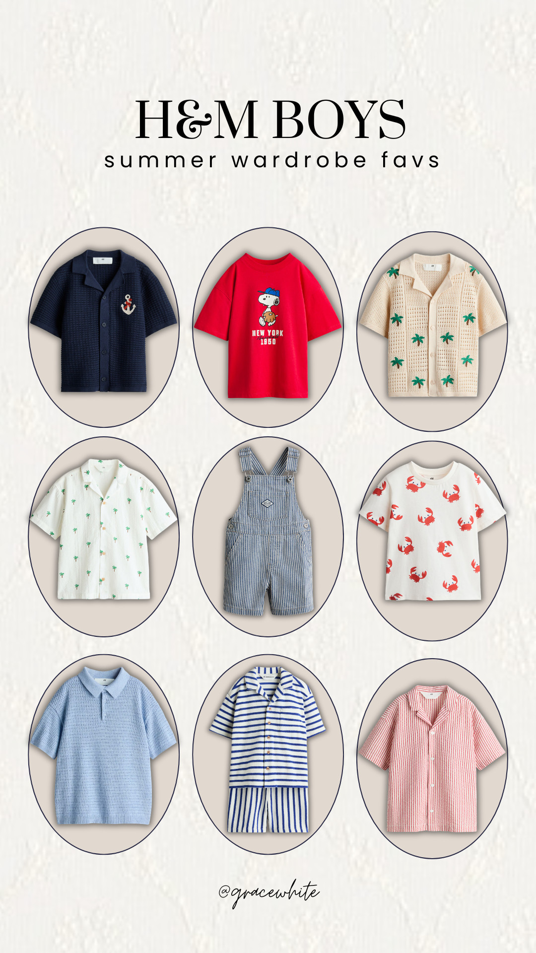H&M summer wardrobe for the boys!

h&m, h&m kids, kids finds, toddler boys, toddler boy outfits, toddler outfits, summer boy outfits, boy summer, grace white 

 #LTKootd #LTKSeasonal #LTKKids