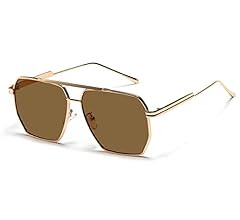 Palarado Trendy Vintage Retro 70s Oversized Square Aviator Sunglasses for Women Men Cool Shades M... | Amazon (US)