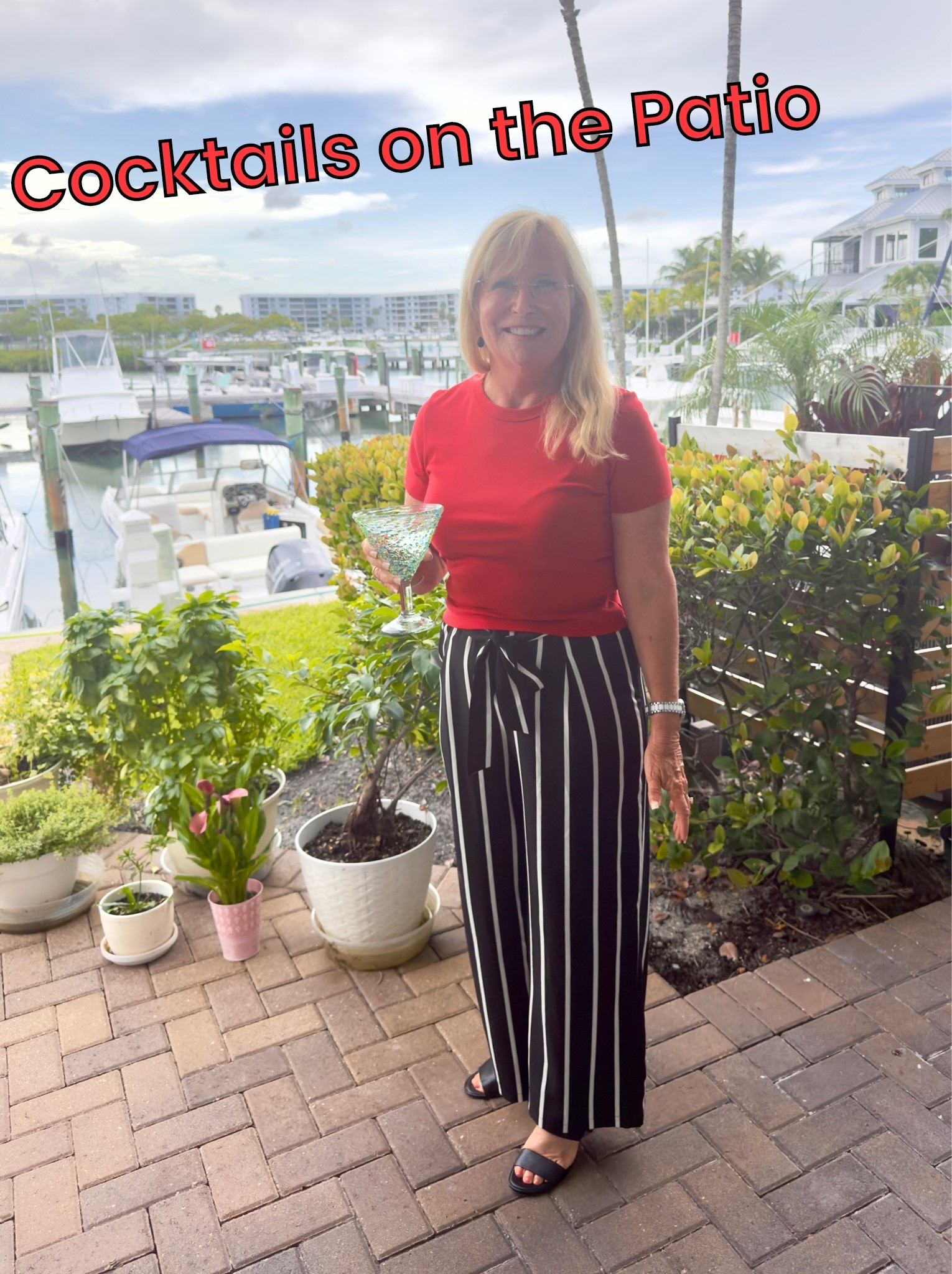 Friday night, cocktails and dinner with neighbors. I love these affordable, super lightweight pants from Amazon!

#LTKootd #LTKOver40 #LTKSeasonal