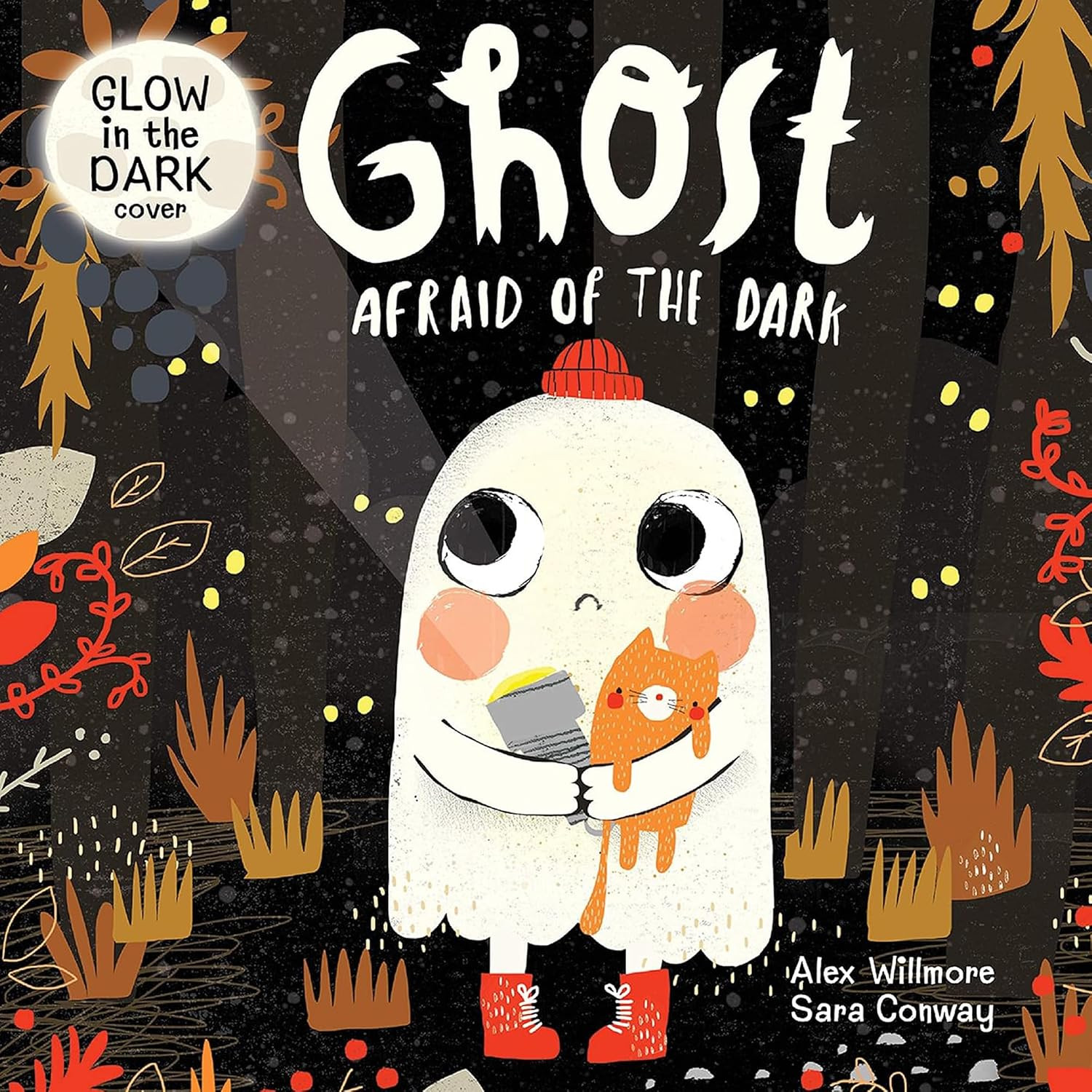 Ghost Afraid of the Dark | Halloween Picture Board Book for Toddlers with Glow-in-the-Dark Cover | Sweet Story About Bravery & Friendship | Bedtime Rhyming Story Book for Kids Scared of the Dark | Amazon (US)