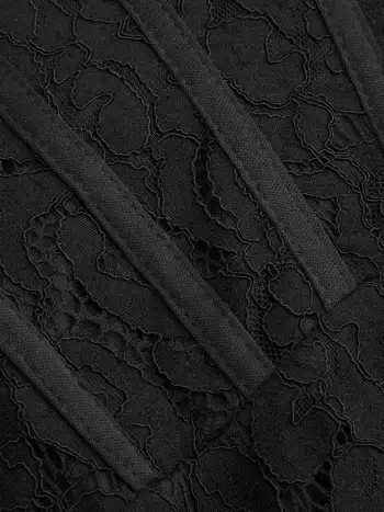 Lace Lace Tube Tie Back Mini Dress For Party/Clubbing | Cider