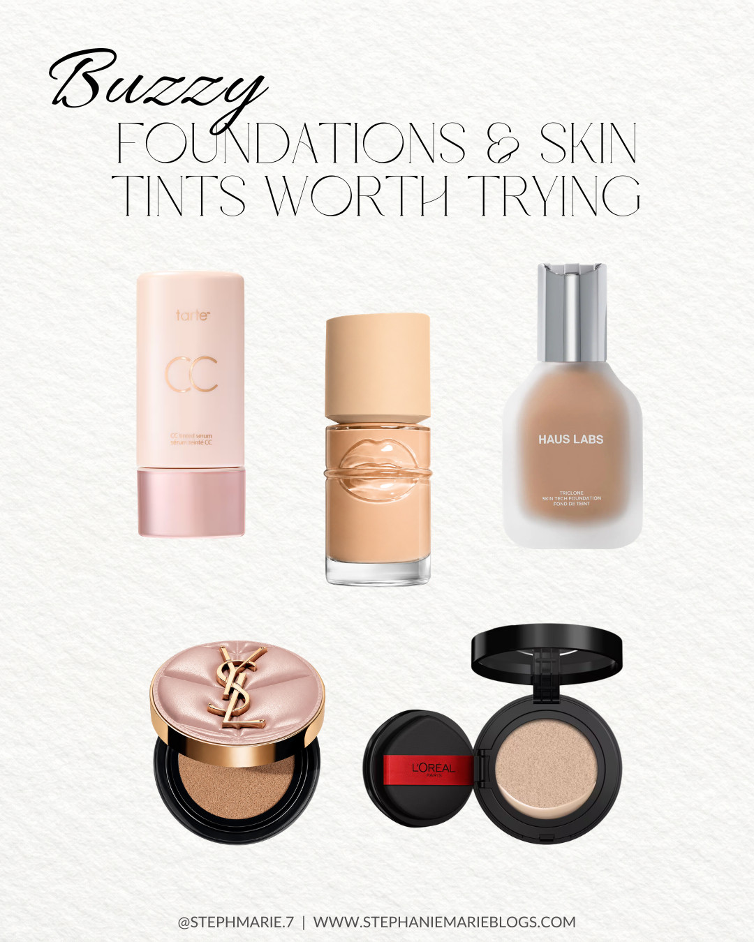 A few buzzy foundations + skin tints that are actually worth trying ✨ From lightweight, skin-like coverage to a little more staying power, these are some great options to have on your radar! 

 #LTKSeasonal #LTKOver40 #LTKBeauty