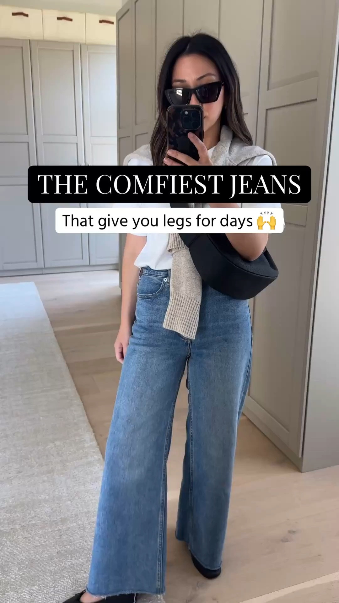 Simple outfit done right 🤌🏻 

Madewell oversized tee xs
Everlane sailor 2.0 jeans 25 (cut hems)
Amazon sling bag
Everlane flats 5 (old)
YSL sunglasses 
Petite style, summer outfits

#LTKootd #LTKPetite #LTKmomlife