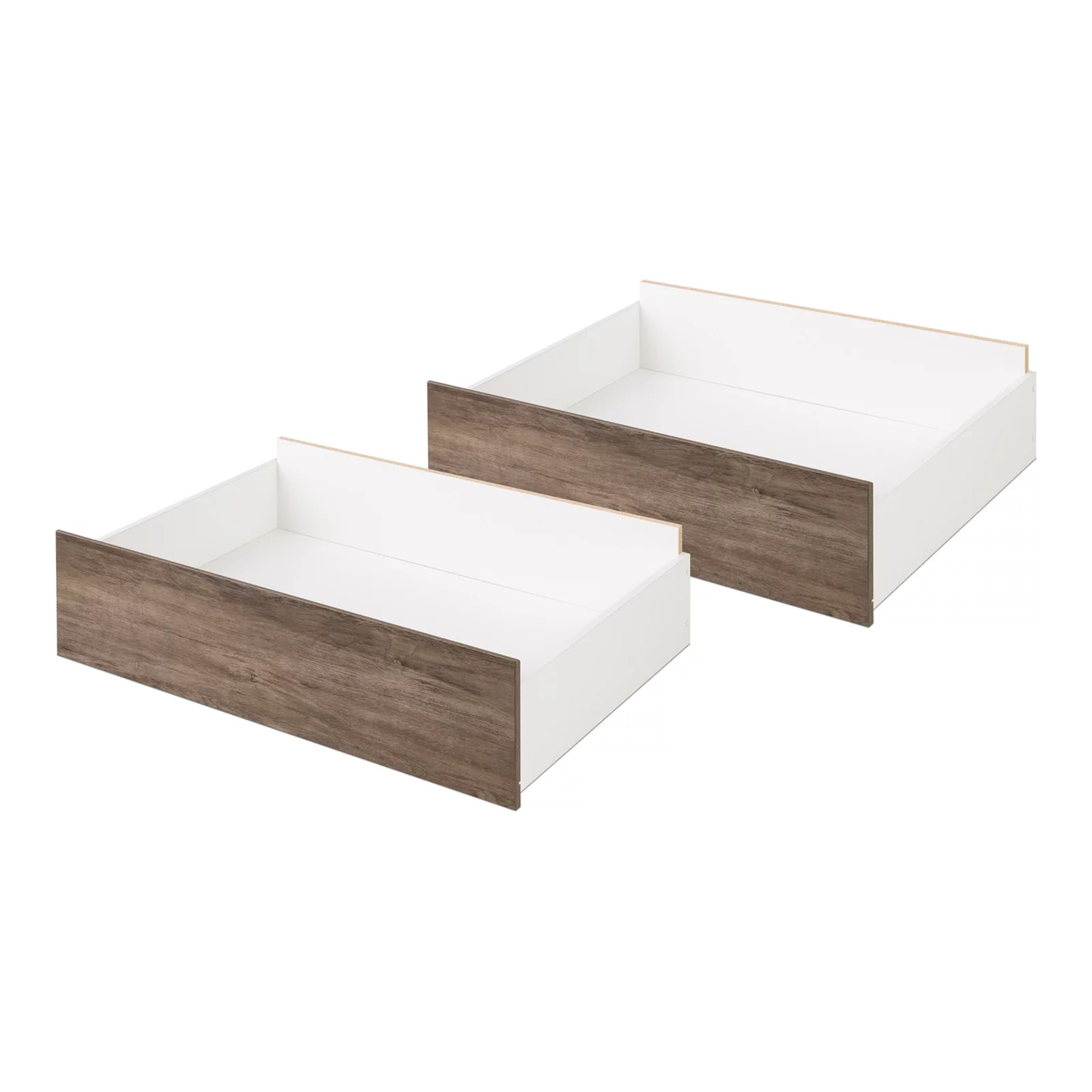 Prepac Storage Drawers on Wheels - Set of 2, Grey | Kohl's
