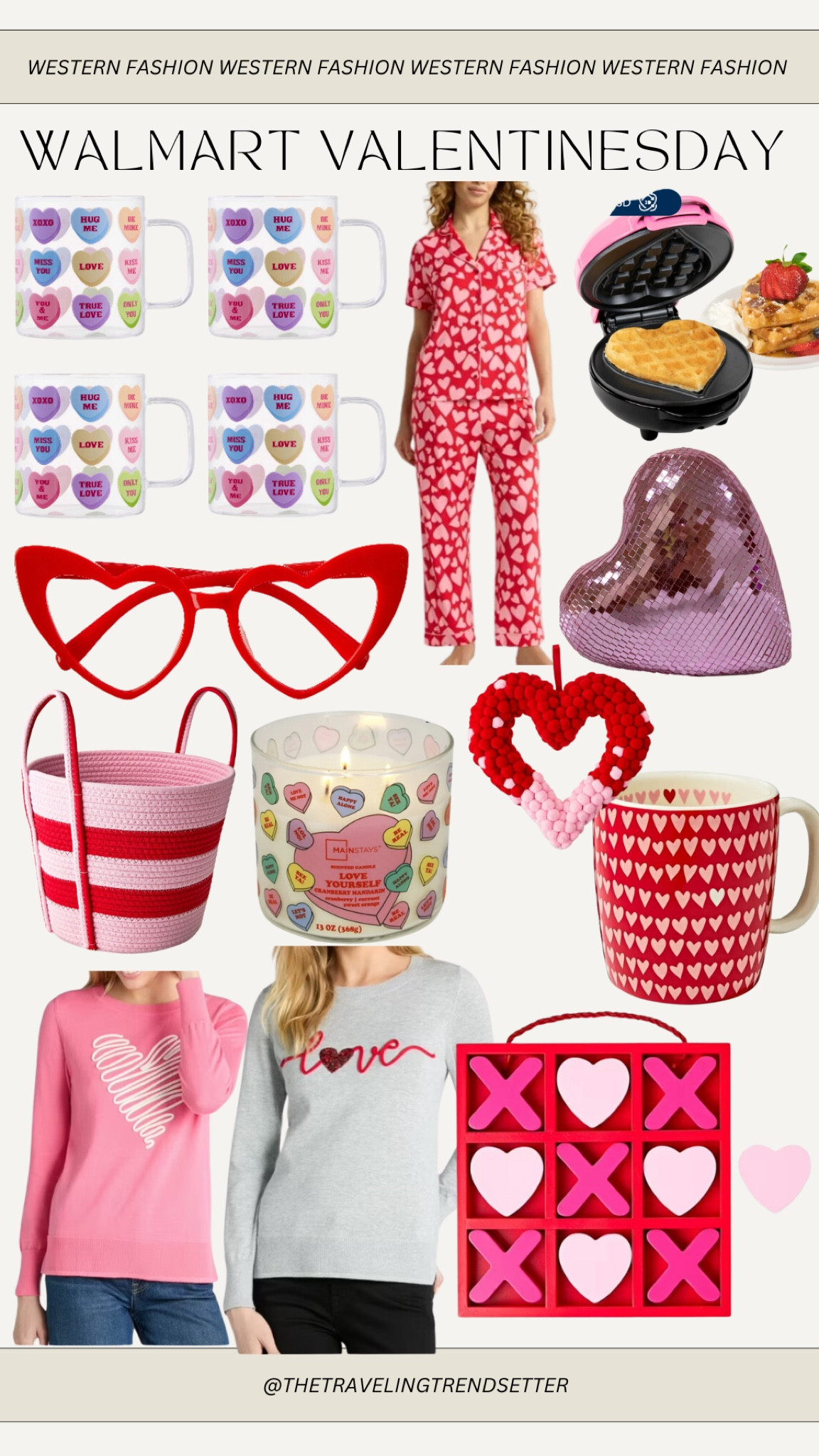 Walmart Valentine’s Day finds / galentines day - pink white red / heart - pajamas - mug - hearts 

#LTKFindsUnder50 #LTKStyleTip #LTKFamily