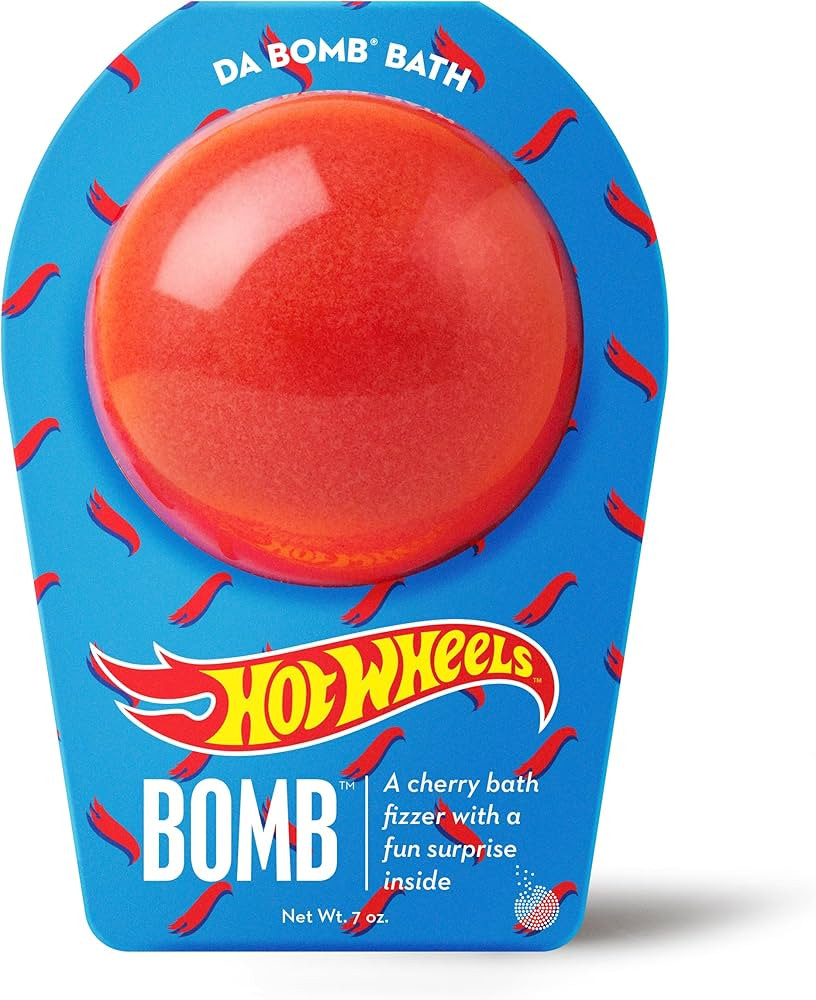 DA BOMB Hot Wheels Red Bath Bomb, 7oz | Amazon (US)