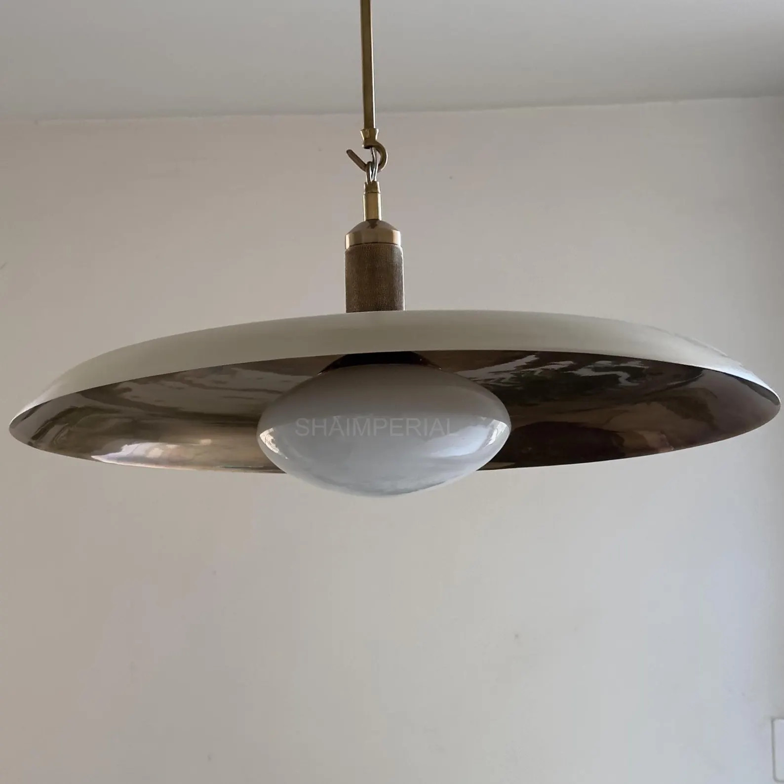 Handmade Brass Pendant Light: Modern Minimalist Kitchen Island Lighting | Etsy (US)