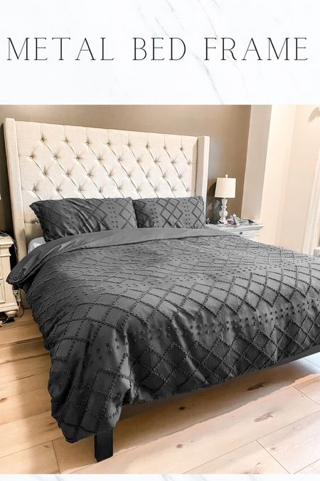 Easy to assemble metal bed frame from Target 🔨🔩 Love the modern look and it’s super sturdy! 👏

Home, master bedroom updates, bed frame, duvet cover, Amazon find 

#LTKstyletip #LTKhome #LTKFind