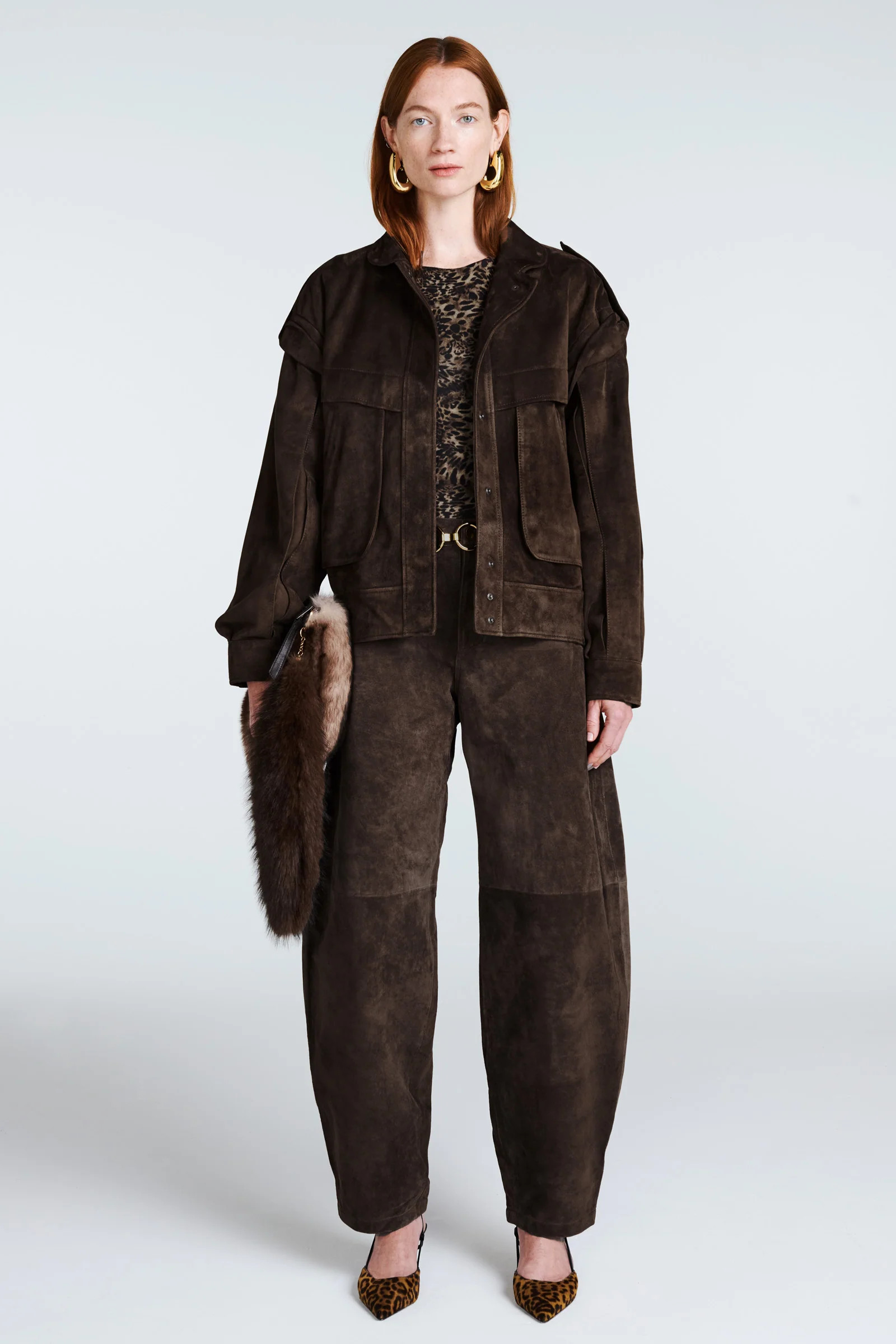 Frida Suede Bomber | DUCIE