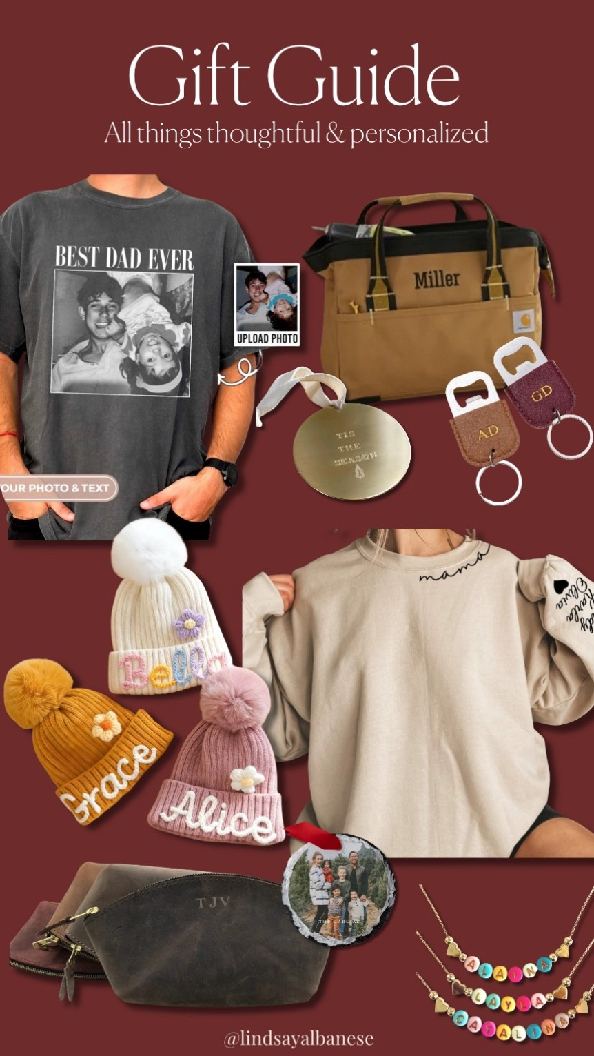 Personalized gift guide 🎁⭐️ All thoughtful and intentional. 



#LTKHoliday #LTKSaleAlert #LTKGiftGuide