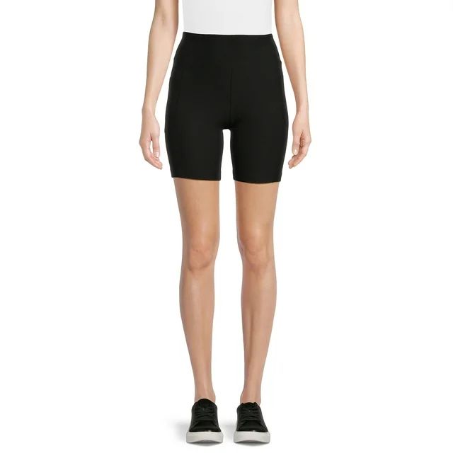 No Boundaries Juniors' Seamless Bike Shorts, 7" Inseam, Sizes XS-XXXL | Walmart (US)