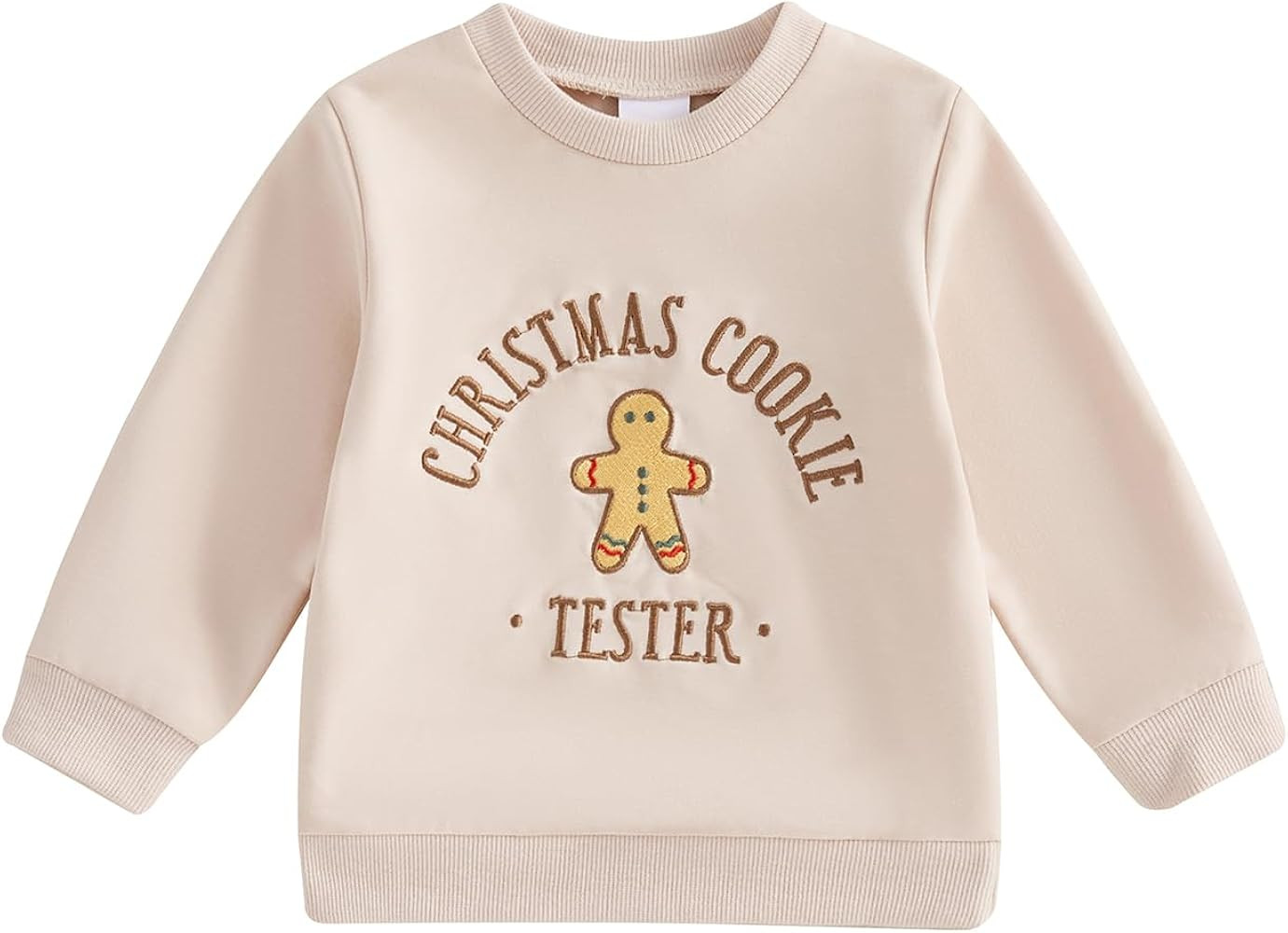 Toddler Baby Boy Girl Christmas Sweatshirt Letter Print Long Sleeve Crewneck Pullover Top Fall Wi... | Amazon (US)