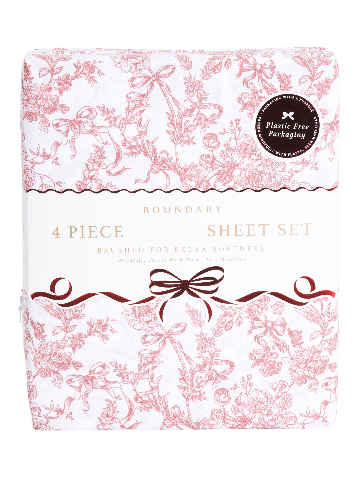 Engraved Floral Bows Sheet Set | Marshalls