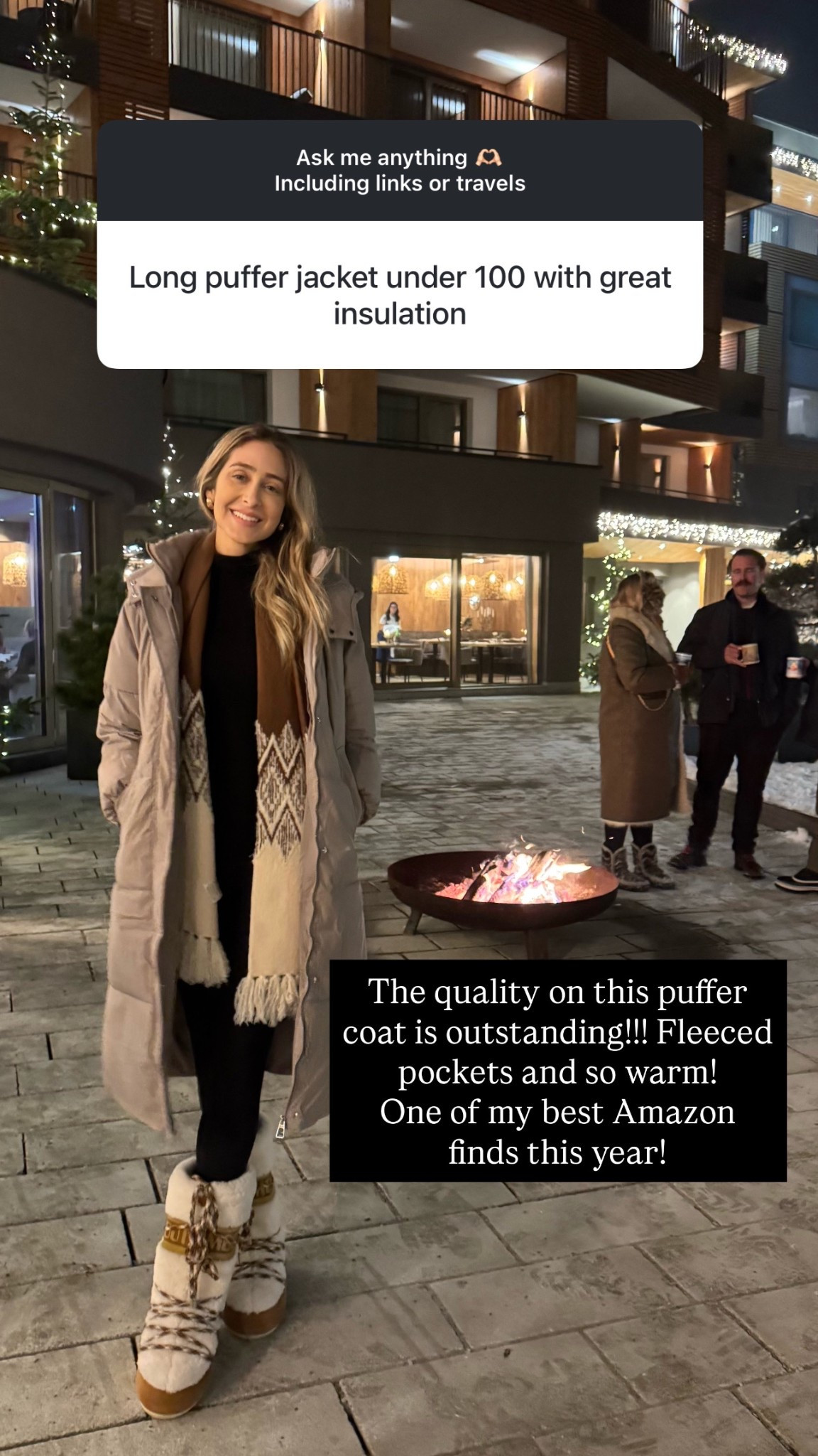 The quality on this puffer coat is outstanding!!! Fleeced pockets and so warm!
One of my best Amazon finds this year!
Mine is in the shade: dark taupe 
Fits true to size and I’m wearing size small 
Winter outfit 
Snow outfit 
Puffer jacket 

#LTKU #LTKSeasonal #LTKootd