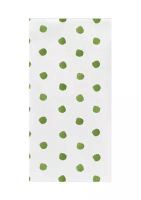 Vietri Papersoft Napkins Dot Green Guest Towels - Pack Of 50 | Belk