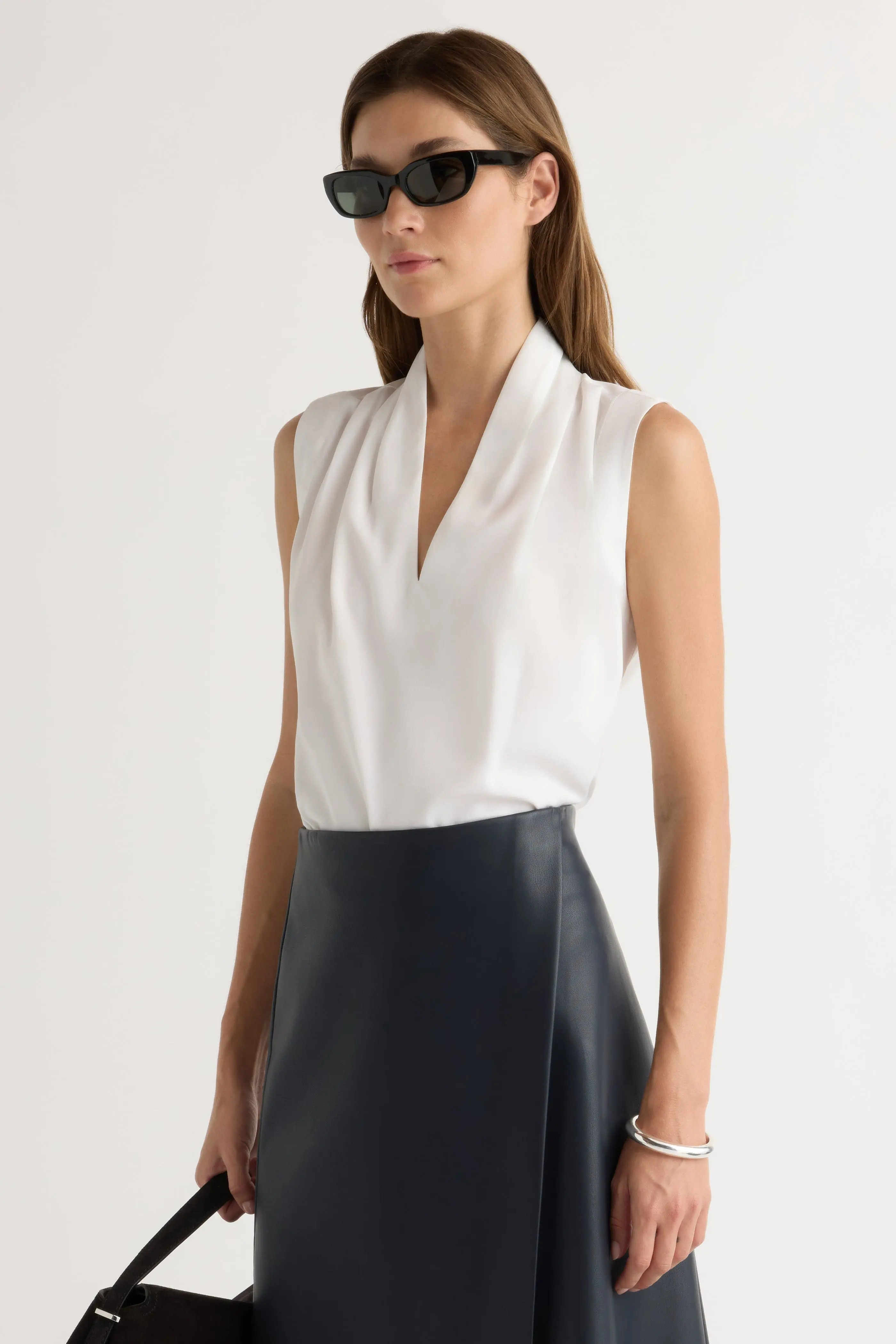 Modern Citizen Jae V-Neck Sleeveless Blouse (Women) | Nordstrom | Nordstrom