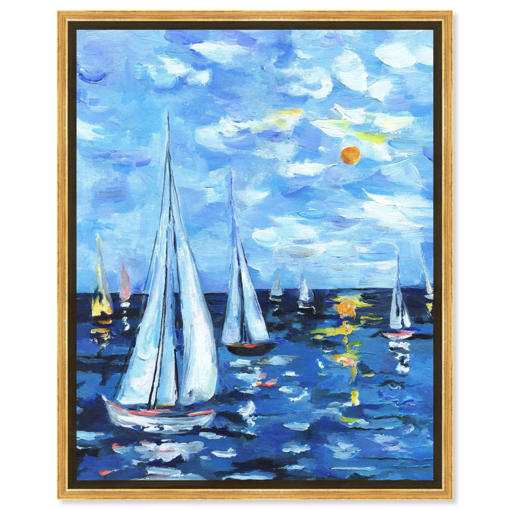 Night Walk Canvas Coastal Wall Art by Art Remedy | Wayfair North America