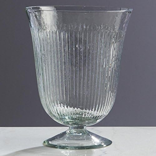 Napa Home & Garden Fluted 9" Footed Glass Vase | Amazon (US)