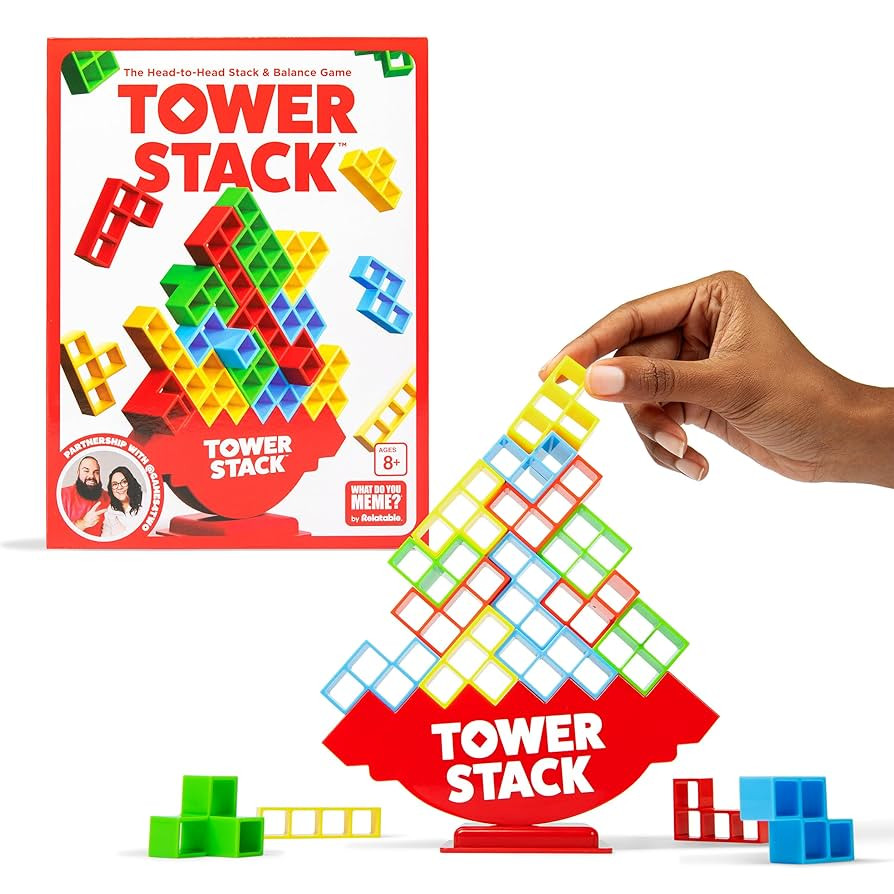 What Do You Meme? Tower Stack - Head to Head Stacking Game by Relatable, Games for Kids 8+, Board... | Amazon (US)