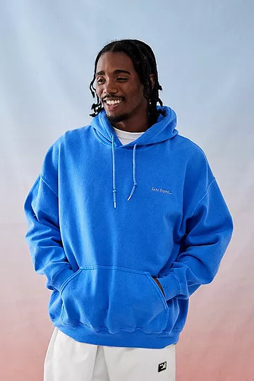 iets frans... Bright Blue Hoodie | Urban Outfitters (EU)