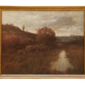 Vintage Framed Canvas Art  // Framed Vintage Print // Vintage Painting // Fall Autumn Landscape /... | Etsy (US)
