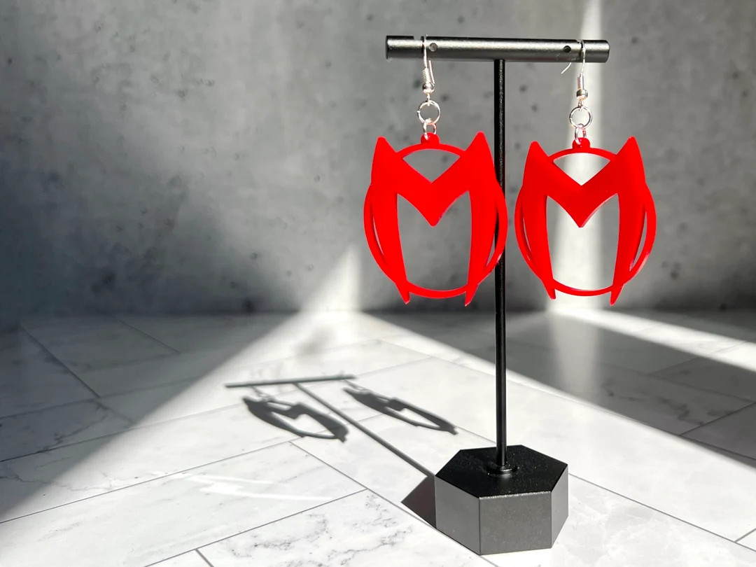 Scarlet Witch Inspired Earrings - Dangle Earrings - Multiverse of Madness - WandaVision | Etsy (US)