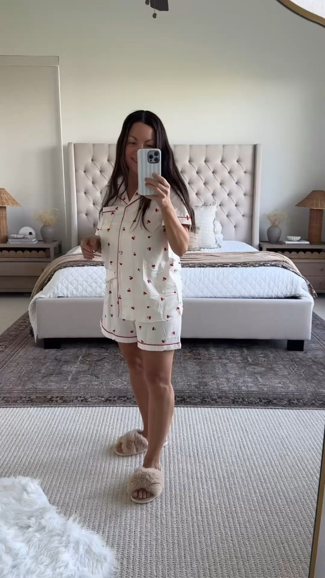 Amazon pajama set you’ll live in all summer 🍒 lightweight, breathable, and so cute for slow mornings, getting ready, or lounging at home—this cherry print pajama set is soft, relaxed fit, and currently on sale for under $20 making it the perfect affordable loungewear find for summer. 

Follow me and tap the bell on top to subscribe on LTK for daily fashion, home decor & Amazon finds.

#LTKootd #LTKmorningroutine #LTKSaleAlert