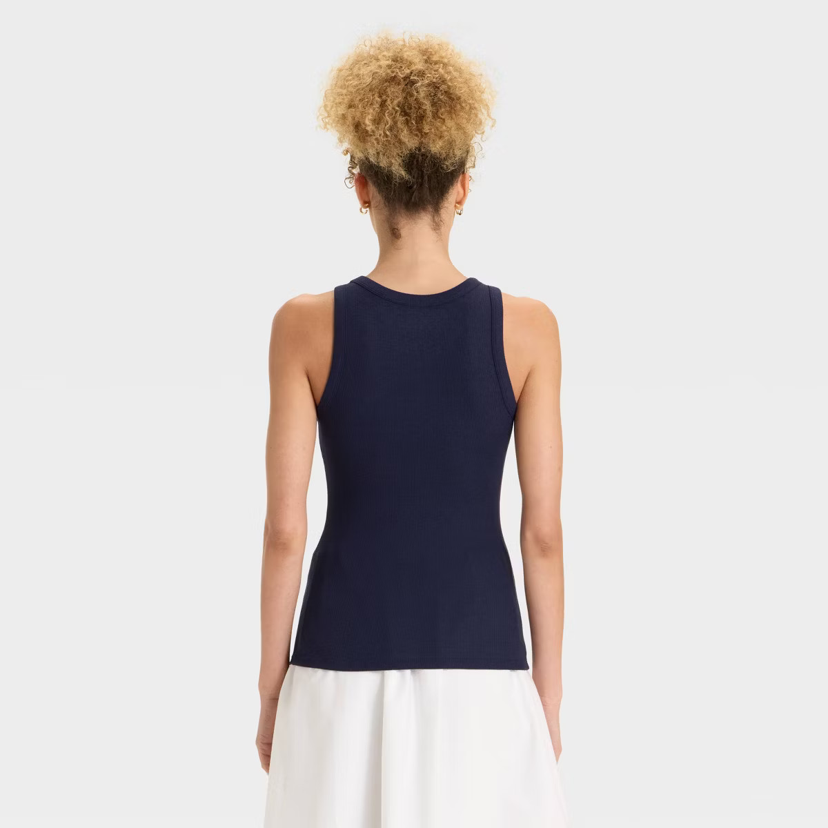 Women's Slim Fit Ribbed Tank Top - A New Day™ | Target
