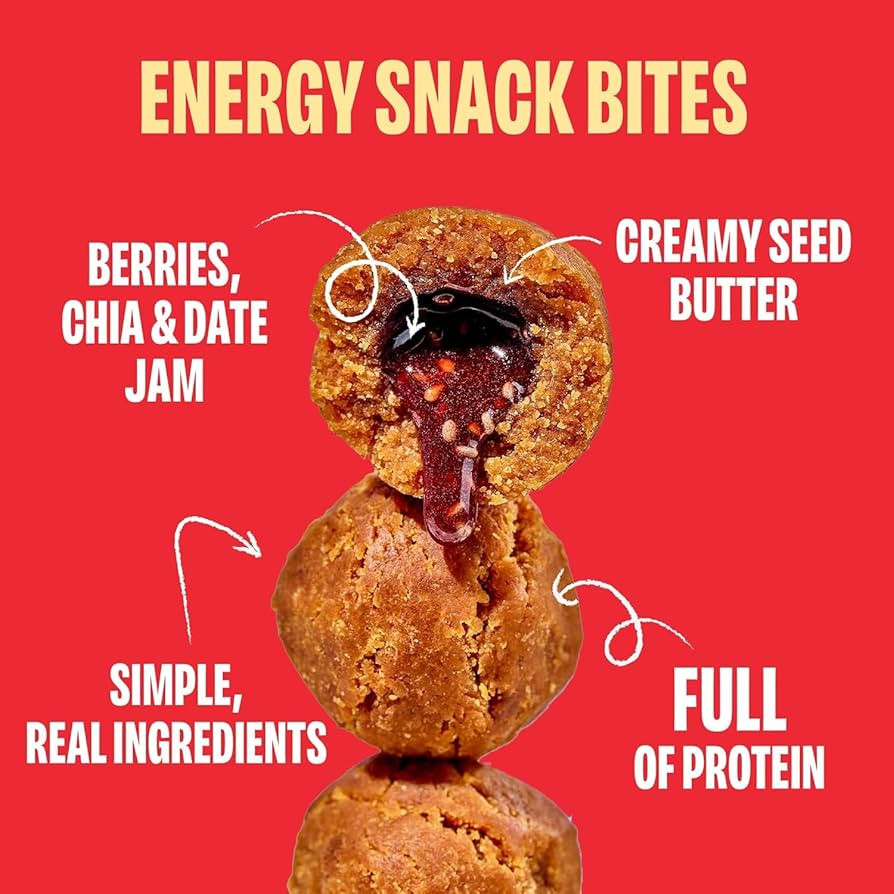 Smash Foods Variety Snack Bites to Go - Gluten Free Vegan Protein Balls Made with Nut Butters and... | Amazon (US)