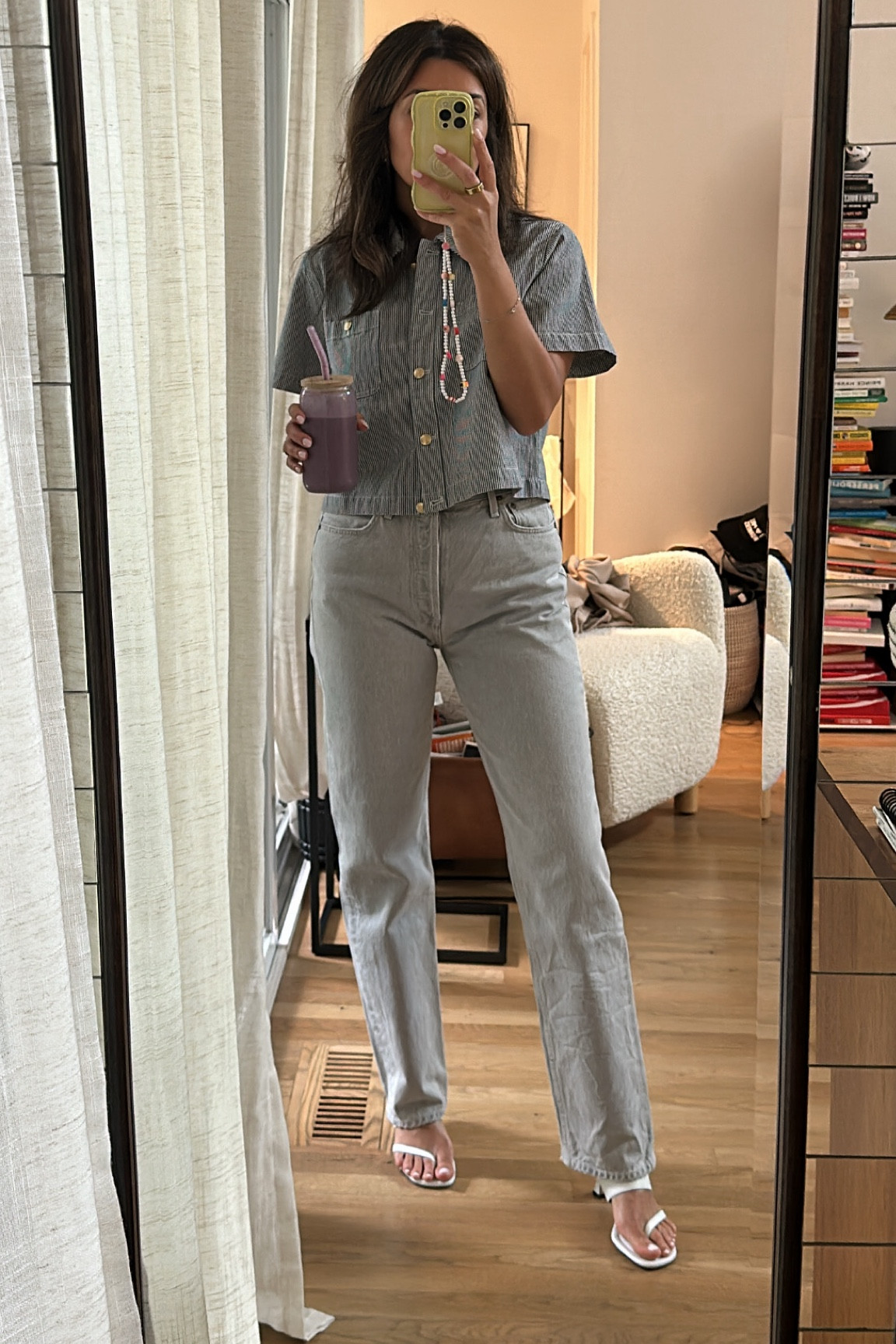 Went for oversized top in size 10
Jeans 26 run tts no stretch love the color!

#LTKSaleAlert