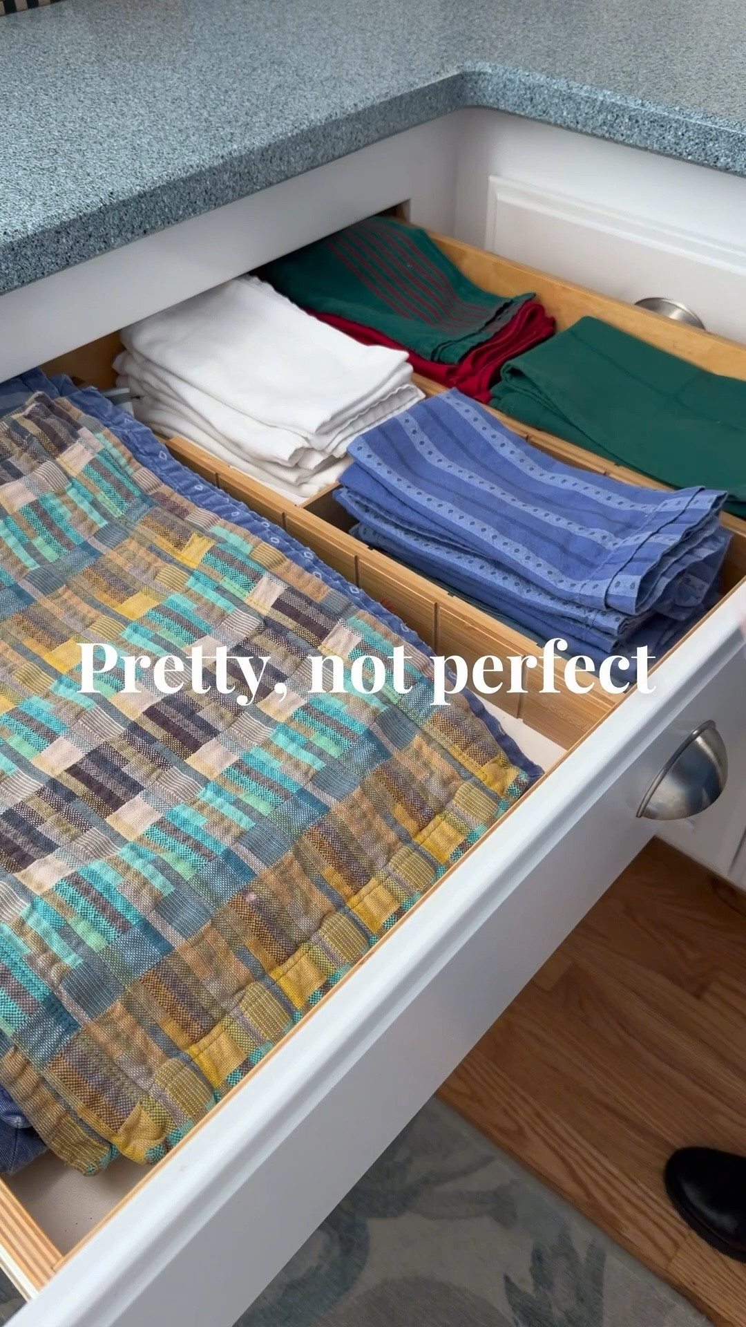 Napkins had other plans.
Even the organized drawers in my house need a quick reset sometimes. Sharing the drawer organizers I use.
 
🏠 I share real-life decor, home finds, and organization for spaces that are pretty, not perfect. 💫

#LTKSaleAlert #LTKHome #LTKdayinmylife