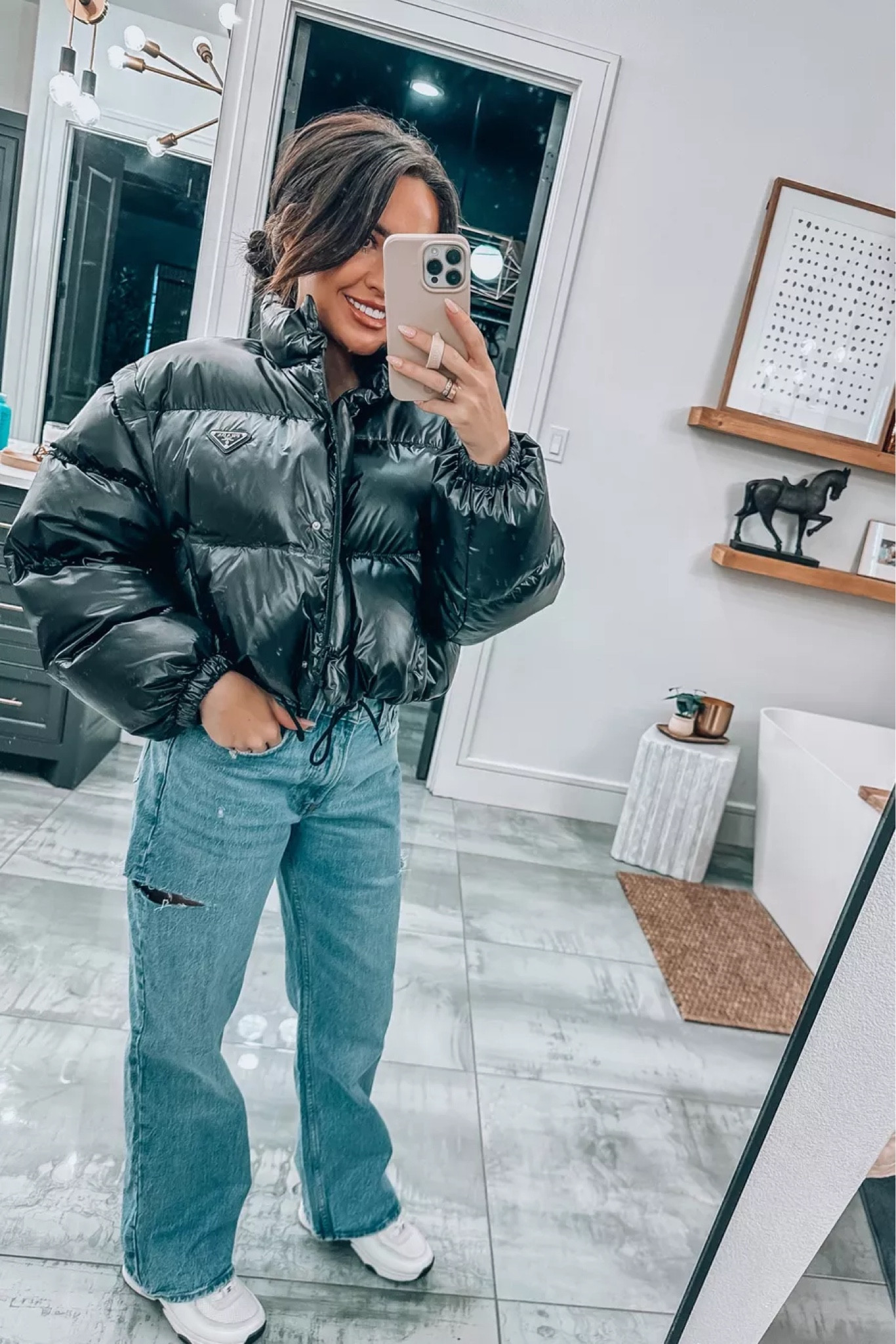 Baggy denim jeans on sale for 25% off plus an extra 15% off with code DENIMAF

#LTKSale #LTKunder100 #LTKsalealert