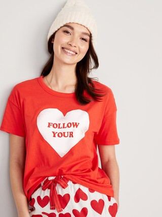 Matching Holiday Graphic Easy T-Shirt for Women | Old Navy (US)