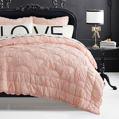 The Emily & Meritt Parisian Petticoat Quilt + Sham | Pottery Barn Teen