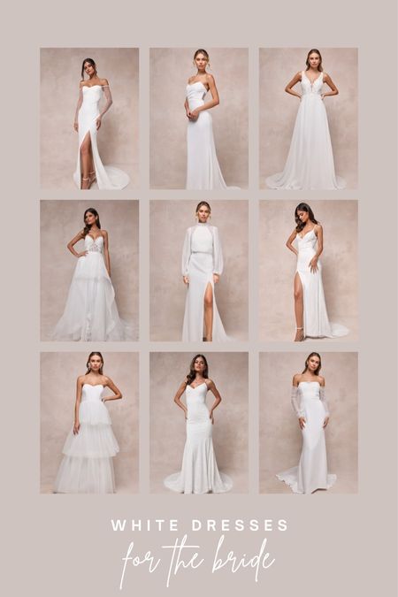 White Dress Round Up: Spring Bridal Collection by Lulus

dresses for the bride | Wedding | wedding look | bridal dresses | white outfit | what to wear to wedding events | wedding looks | outfit for brides | bride to be | wedding season | rehearsal dinner | fancy bridal shower | Lulus

#LTKSeasonal #LTKstyletip #LTKwedding
