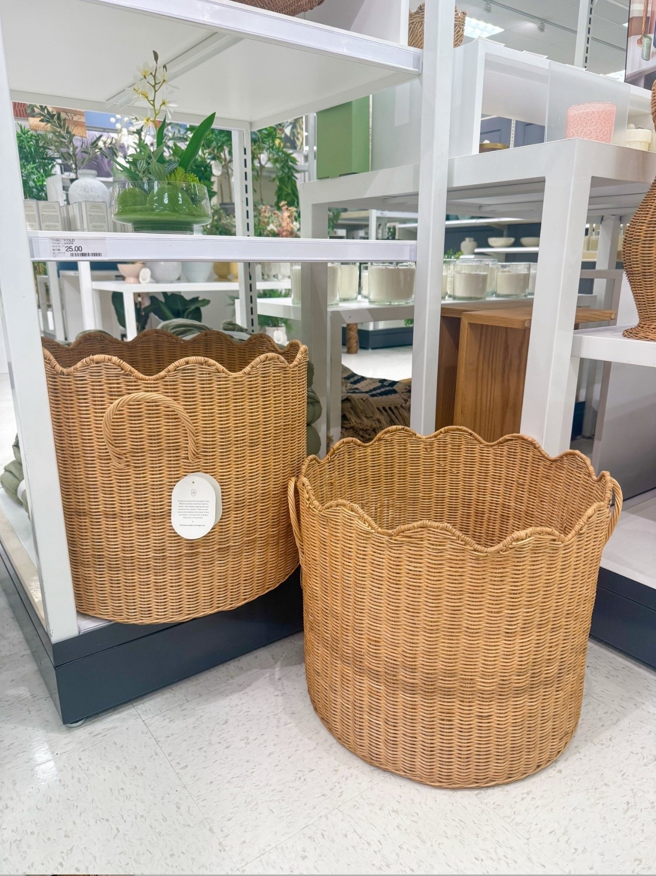 Woven basket / scalloped basket 





Rattan storage 
Storage basket 
Target home
Target finds 

#LTKHome