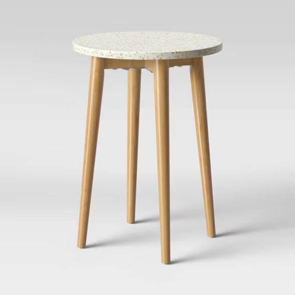 Arina Terrazo End Table White - Opalhouse™ | Target