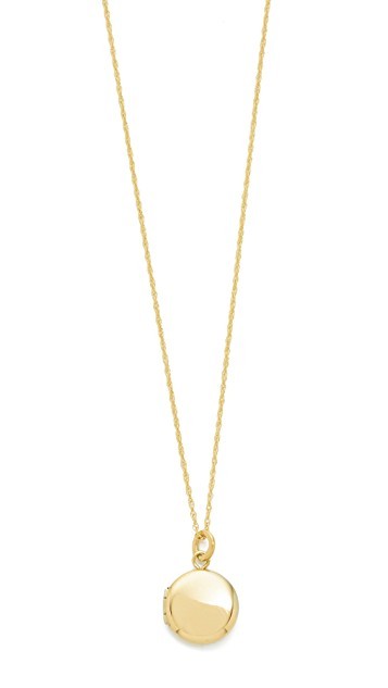 14k Gold Keepsake Locket Necklace | Shopbop