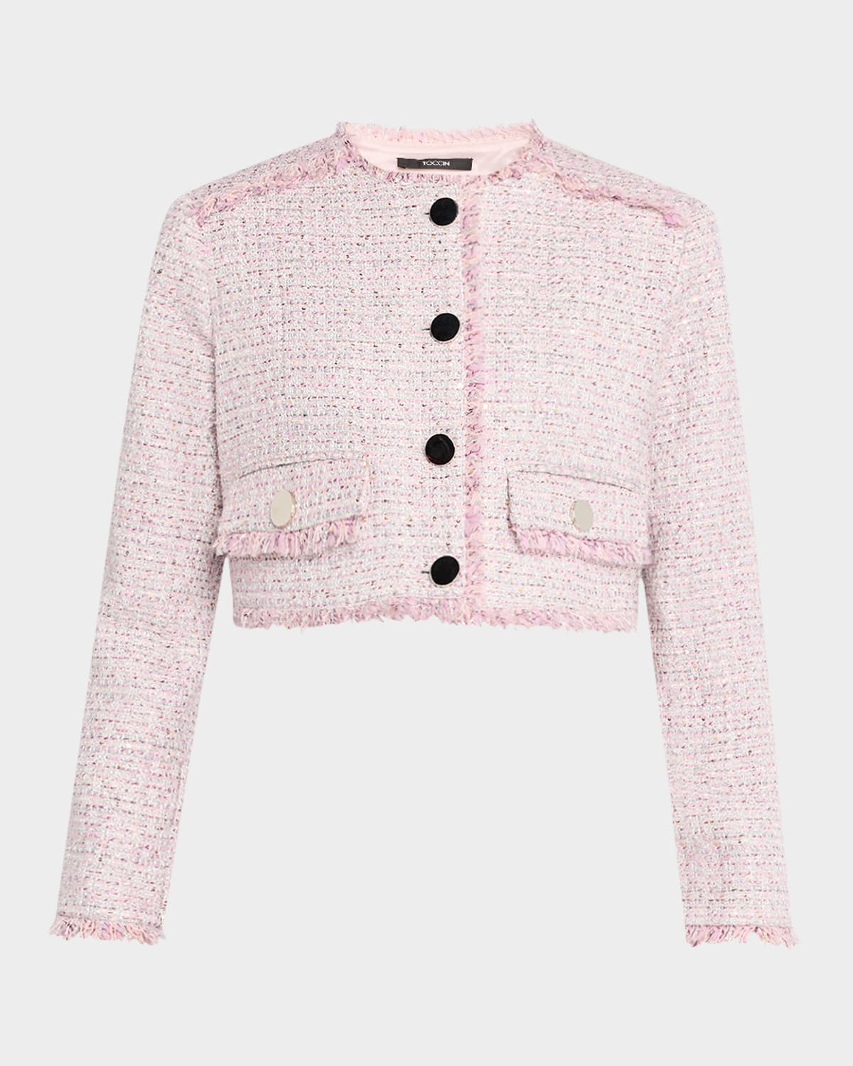 Lainey Cropped Tweed Jacket | Neiman Marcus