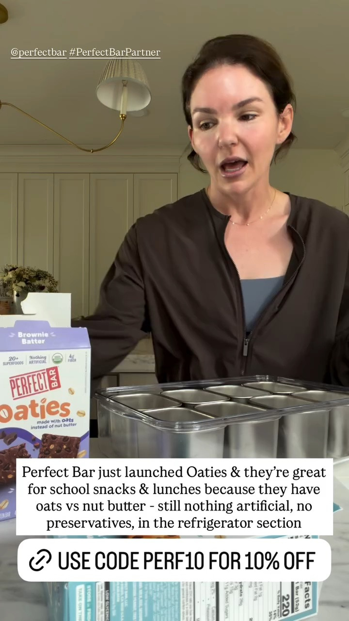 @perfectbar #PerfectBarPartner

Perfect Bar just launched Oaties & they're great for school snacks & lunches because they have oats vs nut butter - still nothing artificial, no preservatives, in the refrigerator section

USE CODE PERF10 FOR 10% OFF

#LTKmomlife #LTKfoodie #LTKKids