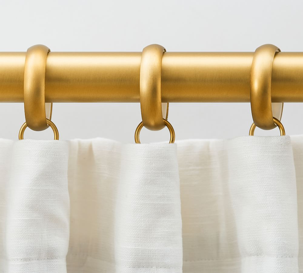 Quiet-Glide Curtain Round Rings | Pottery Barn (US)