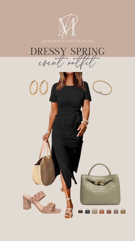 This dressy spring look is perfect for any occasion like a graduation or baby shower! This long black maxi dress is petite and big bust friendly and comes in tons of colors. baby shower look, dressy spring look, big bust friendly spring dresses, spring date look

#LTKparties #LTKfindsunder50 #LTKSeasonal