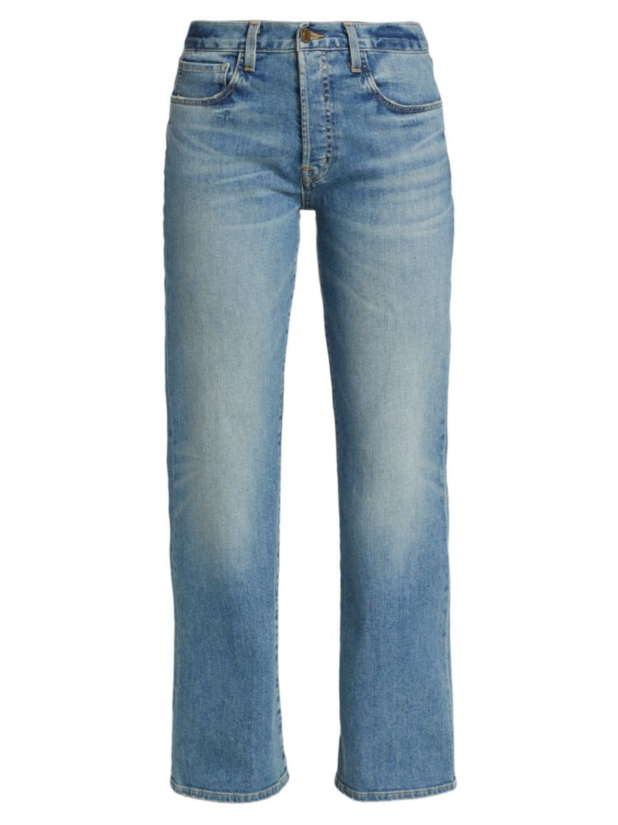 Nili Lotan Juliet High-Rise Stretch Straight Jeans | Saks Fifth Avenue