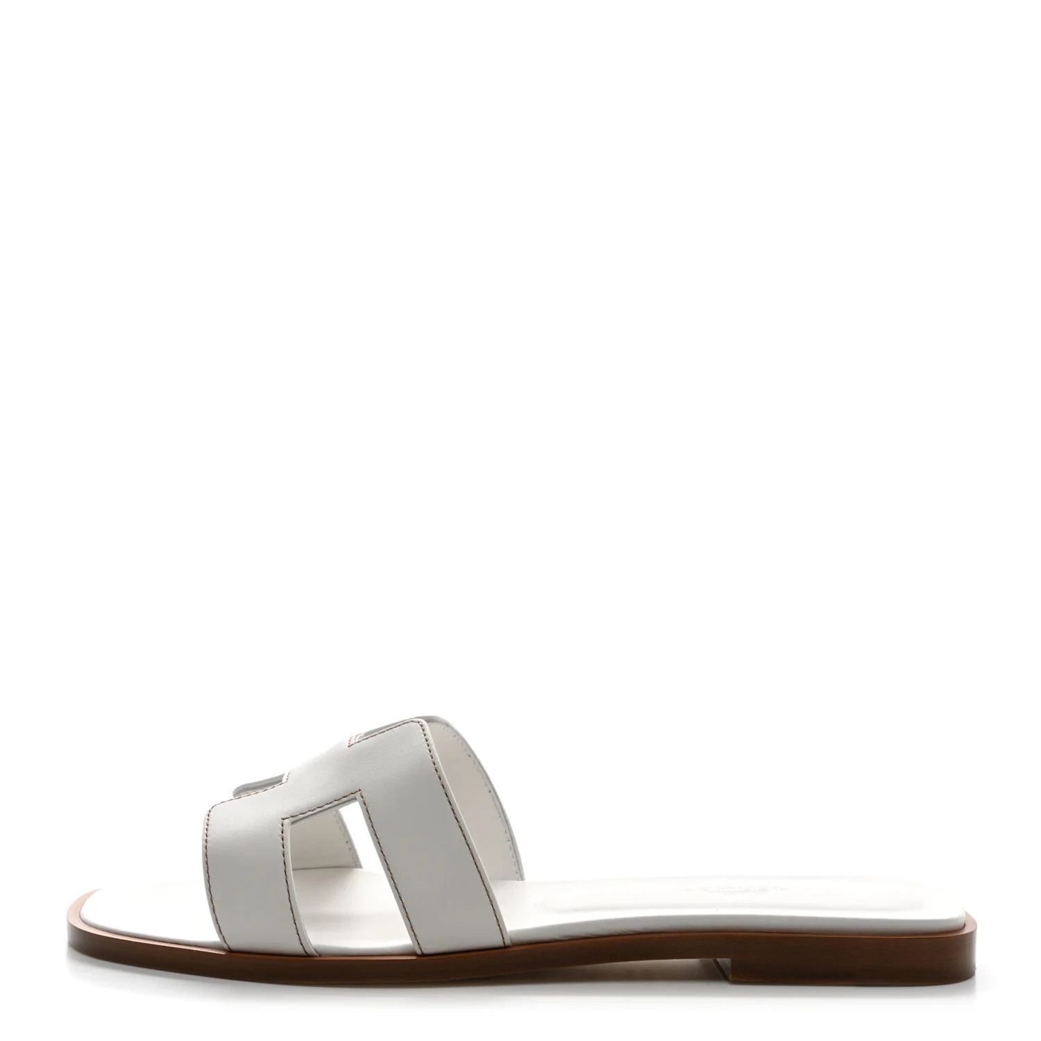 Box Calfskin Oran Sandals 38 White | FASHIONPHILE (US)