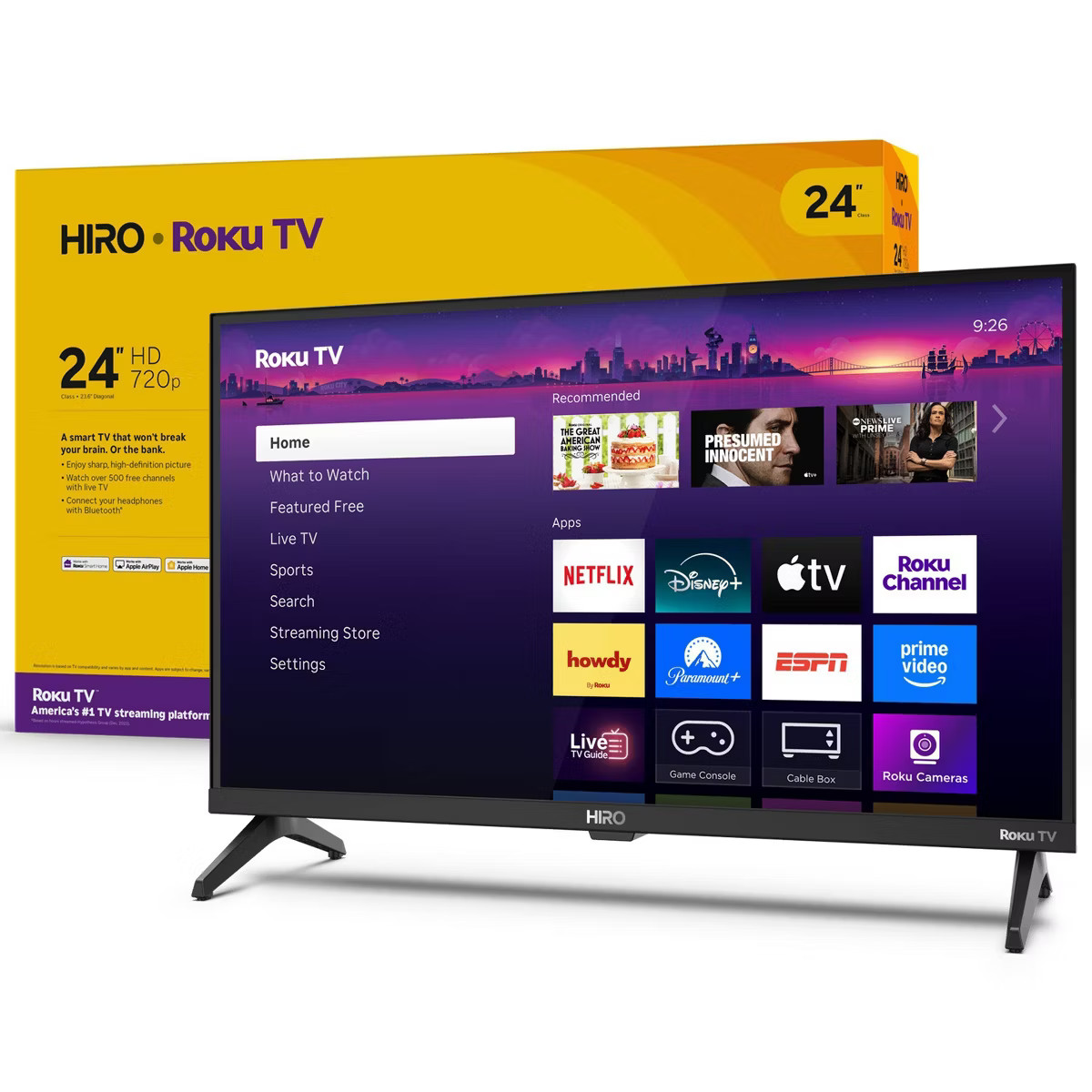 Hiro Roku TV 720p HD Smart TV Flat Screen LED Television with Roku TV and Dolby Audio for Streami... | Target