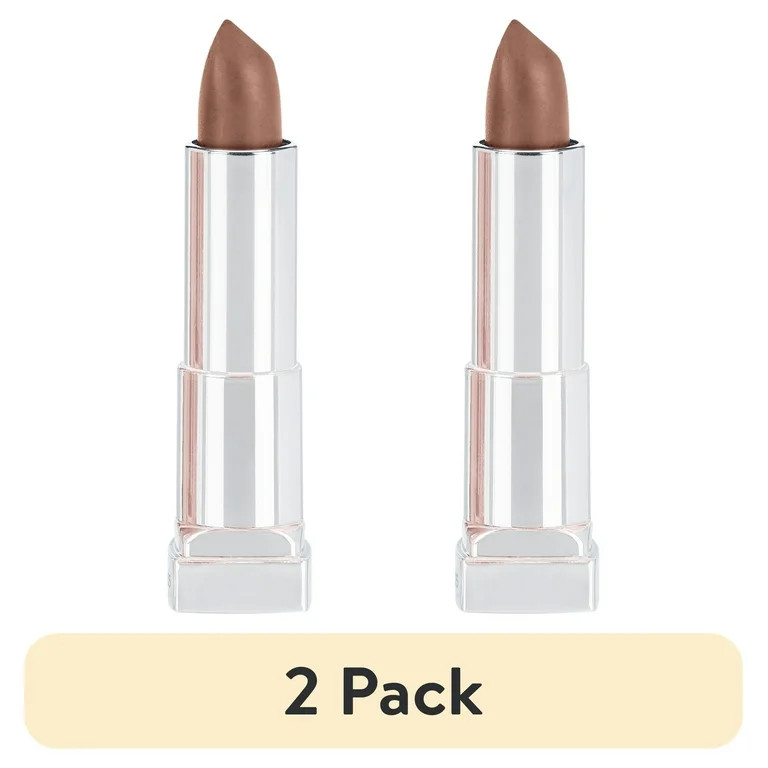 (2 pack) Maybelline Color Sensational Cream Finish Lipstick, Nude Lust | Walmart (US)