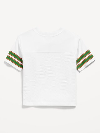Oversized Mesh Graphic Football T-Shirt for Toddler Boys | Old Navy | Old Navy (US)